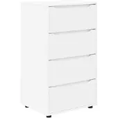 Syfax Stauraumschränke 60 x 48 x 105 cm Holzwerkstoff Weiß