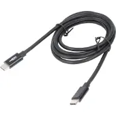 Ansmann USB Typ-C auf Typ-C Daten- und Ladekabel, 120cm