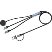 Sandberg 441-69, 0 m, USB A/USB C, 2 x USB-C/MagSafe, Schwarz