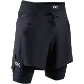 X-Bionic - Effektor 2in1 Shorts - Laufshorts Gr XL schwarz/blau