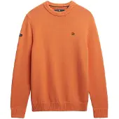 Superdry für Herren. M6110717A Orangefarbener Preppy-Pullover aus Baumwolle (M), Lässig