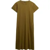 Superdry für Damen. W8011868A Kleid Tone grün (M), Lässig, Baumwolle, Kurzarm