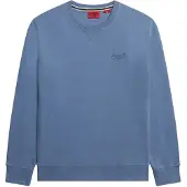 Superdry für Herren. M2013751A Essential Logo Crew Sweatshirt blau (XXL), Lässig, Baumwolle, Nachhaltig