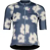 Maloja - Women's VelikaM. - Radtrikot Gr L grau/blau