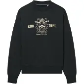 Superdry für Damen. W2012715A Schwarzes Country-Club-Sweatshirt (XS), Lässig, Baumwolle, Langarm