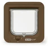 Sureflap Mikrochip Katzenklappe - Braun