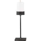 Zafferano Perpetua Midi wiederaufladbare Tischleuchte, kabelloses Design, schwarzes Aluminium-Druckgussgehäuse mit austauschbarem Schnapp-Akkusystem
