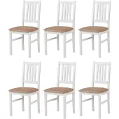 LeafDesign ESSZIMMERSTUHL - 6er-Set Bos 1 weiss zetta 292