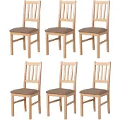 LeafDesign ESSZIMMERSTUHL - 6er-Set Bos 4 sonoma inari 23