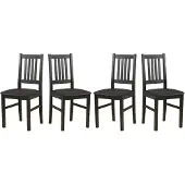LeafDesign ESSZIMMERSTUHL - 4er-Set Bos 1 schwarz riviera 97