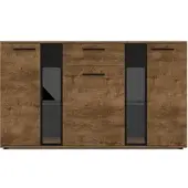AX Living Formilo Sideboard Kommode Lefkas Eiche mit Schublade 140,4cm