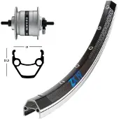 Exal Vorderrad Dyn Dh3N31 36T Zx 19
