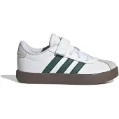 Adidas Kinder Sneaker VL COURT 3.0 EL C KK4550 31 1/2 - Ftwr White/Collegiate Green/Gum5 - 31 1/2