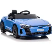 Leantoys Lean Elektrofahrzeug Audi E-Tron Gt Batterie Auto Blau Qls-6888 Kinderauto Elektroauto