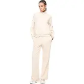 EA7 für Damen. 7W000979_AF12501 Beige Modal-Trainingsanzug (L), Lässig, Sportlich, Recyceltes Polyester