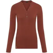 Laura scott Longsleeve mit Knopfleiste