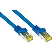 GOOD CONNECTIONS Alcasa 0.15m Cat7 S/FTP, 0,15 m, Cat7, S/FTP (S-STP), RJ-45, RJ-45, Blau