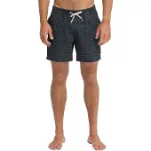 Quiksilver Stretch Printed Volley 16 Black Mini Mayhem XL