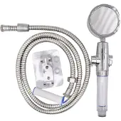 INF Turbo-Duschkopf mit Brauseschlauch und Wasserfilter