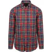 Steppin' Out Hemd Flanel Checks Rot