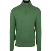 Steppin' Out Half-Zip Pullover Cotton Cashmere Grün - 3XL