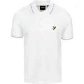 Lyle & Scott Polohemd mit Spitze in Weiß