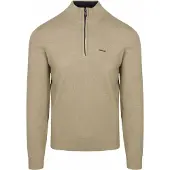 New zealand auckland (NZA) Half Zip Pullover Christopher Melange Warm Beige - 3XL