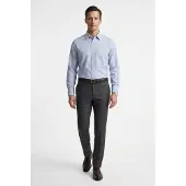 Calvin Klein Jeans "SOLID LINEN CLASSIC" Kentkragen, Regular Fit, Leinen-Viskosemix
