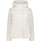 CMP Damen Jacke Padded Padded Jacket FIX Hood Weiß 34
