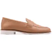 Omnio Slipper für Damen, Farbe: Beige, Material: Leder