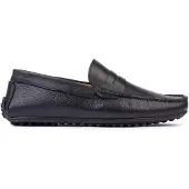 Omnio Bjorn Slipper für Herren, schwarz, aus Leder