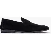 Omnio LARS Slipper für Herren, schwarz, Wildleder