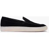 Omnio Slipper für Herren, aus schwarzem Wildleder