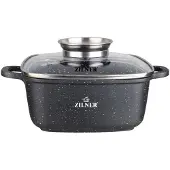 Zilner Marmorbeschichteter Topf 3,5L 22cm Bräter ZL-9009