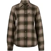 Pinewood Finnveden Forest Women Flannel Shirt olive/d.green (151) XS