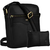Peterson Schwarze Ledertasche PTN 711E-OPU-6835