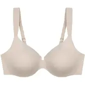 Triumph 1100000002199 "Body Make-Up Illusion Curve" verkleinert die Brust optisch, breite Träger, formend, weich