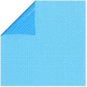 vidaXL Poolabdeckung Blau 417 cm PE