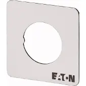 Eaton 266905 Frontplatte, verwendbar für T0, T3, P1, 45 x 45 (für Rahmen 48 x 48) mm, unbeschriftet, gravierbar FS-ALU980-T0 - 50 Stück