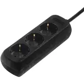 Hama 00108841, 230 V, 3500 W, 3 m, Schwarz, Kunststoff