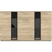 AX Living Formilo Sideboard Kommode Sonoma Eiche mit Schublade 140,4cm