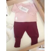 Engel - Baby Hose mit Nabelbund - Merinounterwäsche Gr 62/68 lila