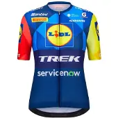 Santini - Women's Lidl Trek Jersey - Radtrikot Gr M blau