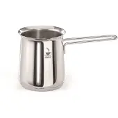 GEFU Milchaufschäumer "CLAUDIO", silber, B:8cm H:9,4cm T:17,5cm, Milchaufschäumer, Milchaufschäumer, hochwertiger Edelstahl, kompakt & flexibel, 300 ml