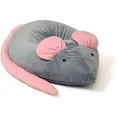 Go Gift Sako bag pouffe Mouse grey-pink L 110 x 80 cm