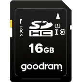 Goodram S1A0, 16 GB, SDHC, Klasse 10, UHS-I, 100 MB/s, 10 MB/s