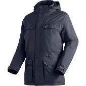 Maier Sports Funktionsjacke "Knuth", Herren, Gr. 52, blau (dunkelblau), 100% Polyester, Jacken Funktionsjacke, Herren Outdoorjacke, wind/wasserdichte Jacke, mTHERM Isolation