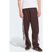 Adidas Sporthose ORIGINALS "ADIBREAK CLASSIC", Herren, Gr. XXL, N-Gr, braun (aurora coffee, weiß, normal, gr.), Obermaterial: 100% Polyester, Hosen Sporthose, mit Kordelverschluss, für Erwachsene