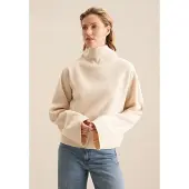 Seidensticker Strickpullover "Schwarze Rose" 1/1 Turtleneck
