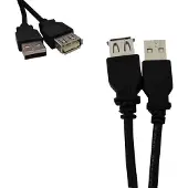 EDM Usb 2.0 Kabel 5 M Schwarz Schwarz One Size